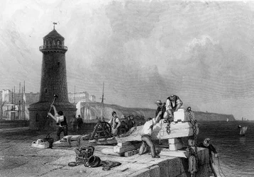 Ramsgate, graviert von Joseph Clayton Bentley, 1836